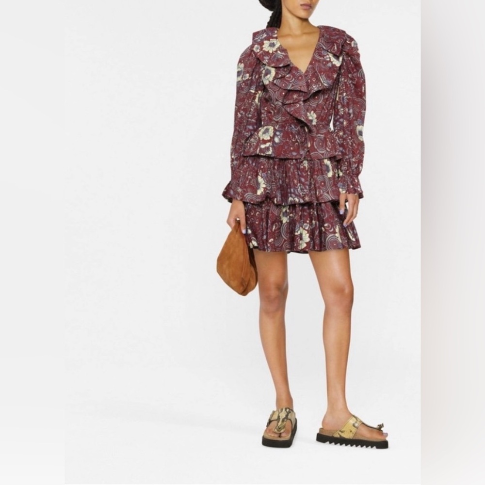 Ulla Johnson Lola Floral-Print Mini Dress
